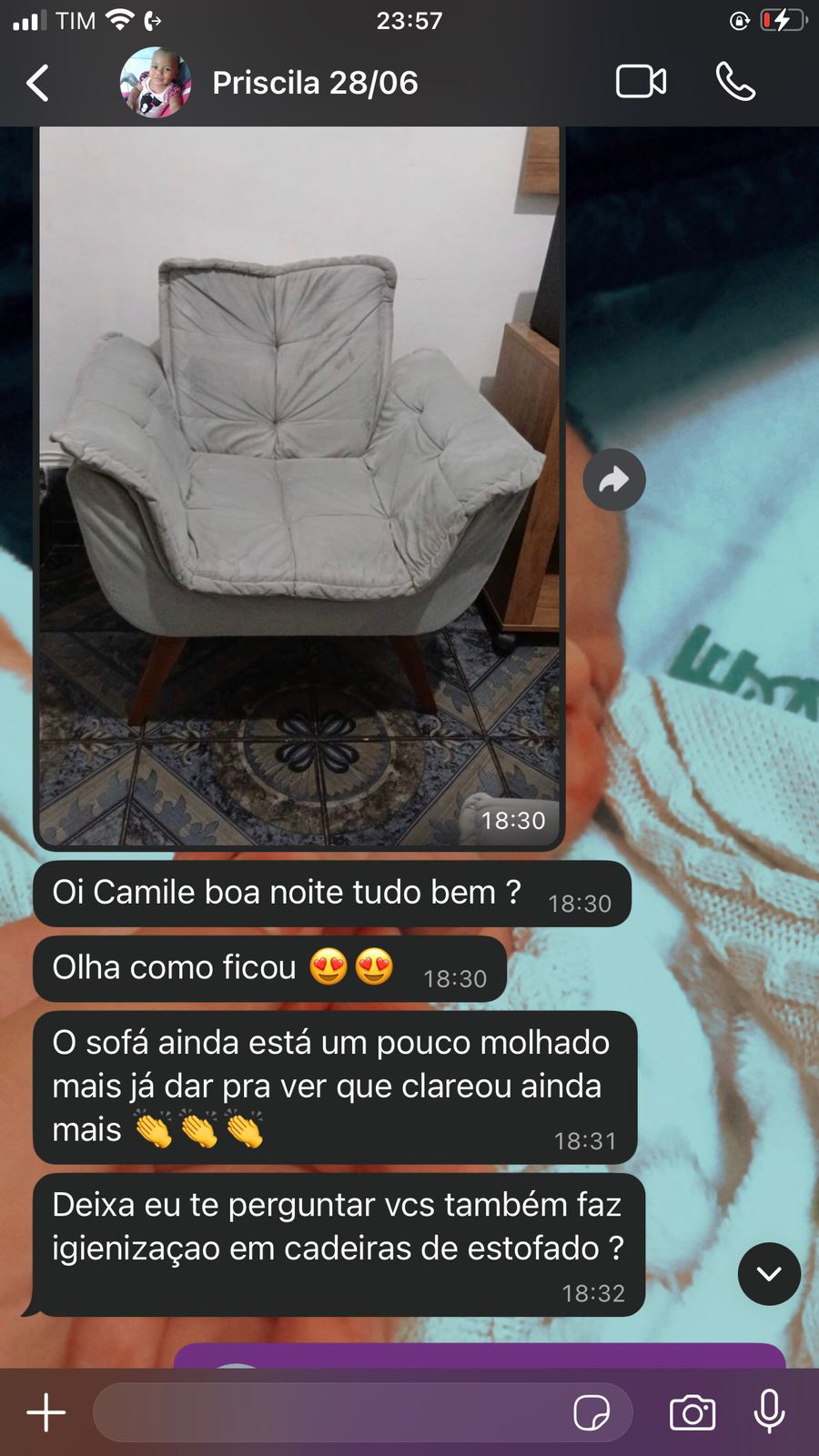 Depoimento de Cliente